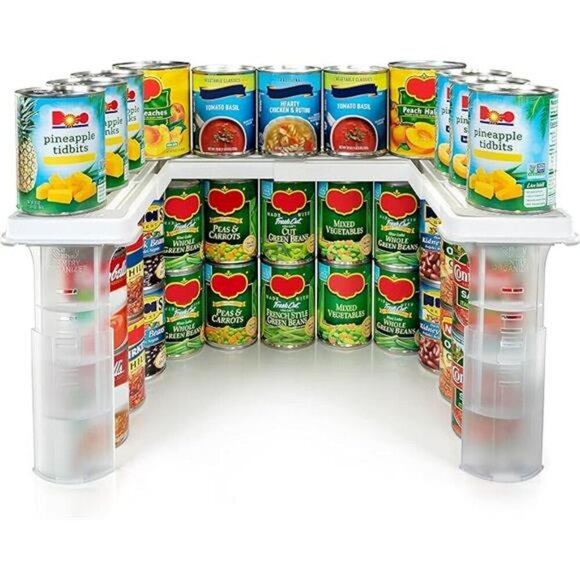 Adjustable Pantry Spice Rack Can Organizer Kitchen Cabinet Storage Shelf - Picture 7 of 7